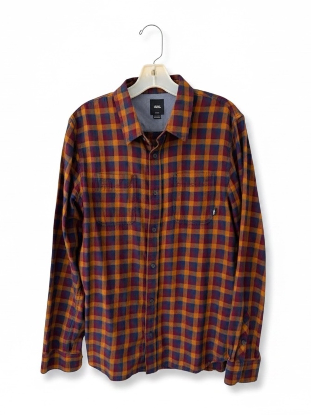 Vans Alameda II Plaid Flannel Button-Up Shirt | Men’s Medium